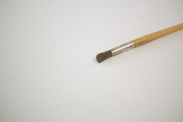 Flat paintbrush on white background