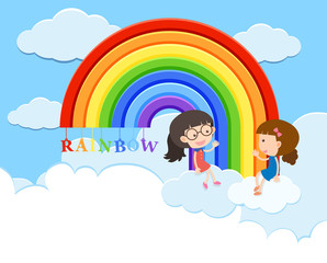 Girls are Talking Over the Rainbow