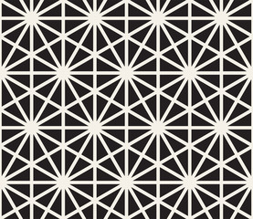 Vector seamless pattern. Modern stylish abstract texture. Repeating geometric tiles