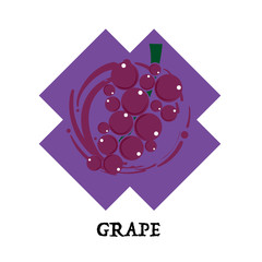 fruit grape graphic element design key visual icon symbol