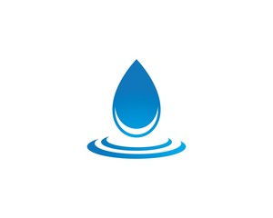 water drop Logo Template