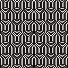 Vector seamless pattern. Modern stylish abstract texture. Repeating geometric tiles