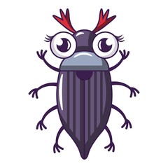 May bug icon. Cartoon illustration of may bug vector icon for web