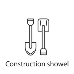 Shovel icon. Simple element illustration. Shovel symbol design from Construction collection set. Can be used in web and mobile