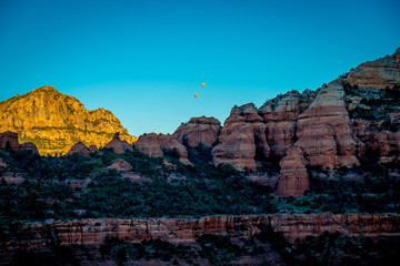Sunrise Balloons near Sedona, Arizona