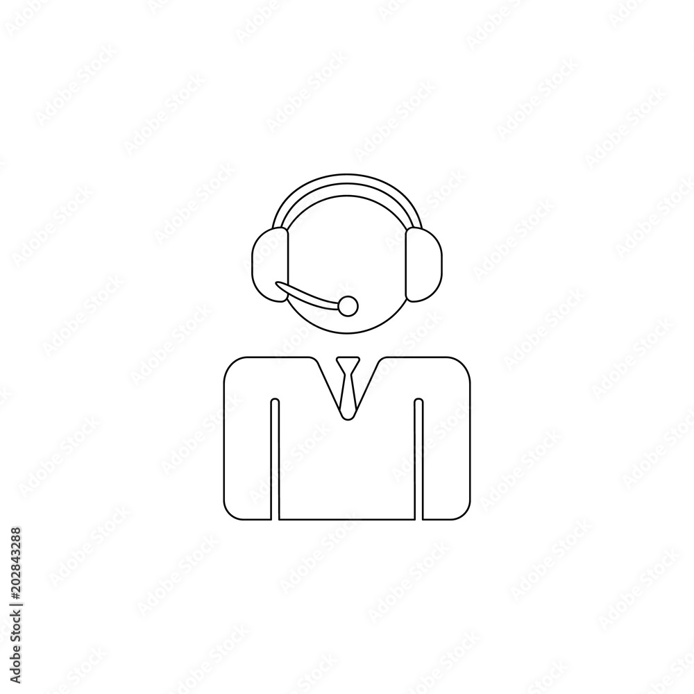 Poster air dispatch illustration. element of airport for mobile concept and web apps. thin line illustratio