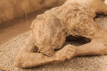Mummified Victim of Pompeii