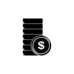 kopecks and the dollar icon. Element of finance illustration. Premium quality graphic design icon. Signs and symbols collection icon for websites, web design, mobile app