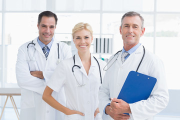 Fototapeta premium Doctors smiling at camera 