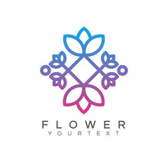 Flower logo design