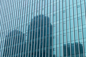Windows of skyscrapers in London City