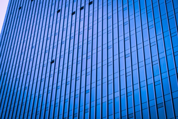 Windows of skyscrapers in London City