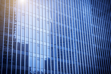 Fototapeta na wymiar Windows of skyscrapers in London City