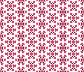 Abstract seamless ornament pattern. Vector illustration.