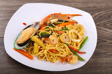 Seafood spaghetti