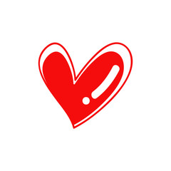 heart one vector logo