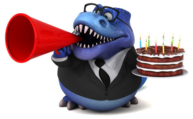Fun Trex - 3D Illustration © Julien Tromeur