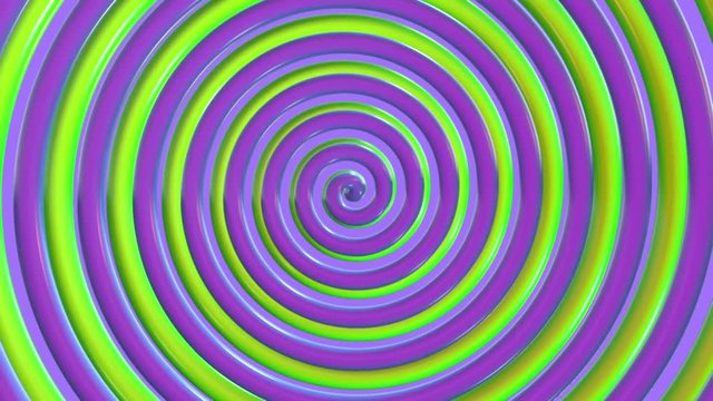 Rotating colorful spiral
