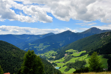 Berge Hochebene Landschaft Tal