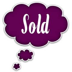SOLD on magenta thought cloud.