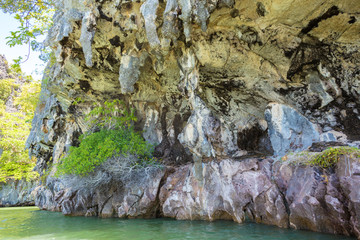 Rocks , sea and blue sky