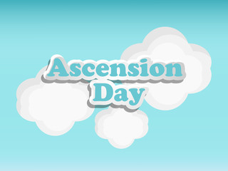 Illustration of background for Ascension Day
