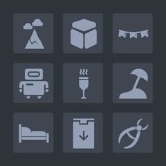 Premium set of fill icons. Such as celebration, robot, dentistry, dentist, palm, mountain, android, hill, medical, happy, glass, web, sea, peak, beach, panorama, nature, download, home, alcohol, cube