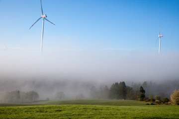 Fototapeta na wymiar Windenergie