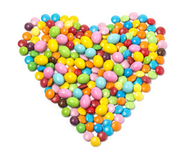 Colorful candies isolated