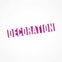 mot"décoration"