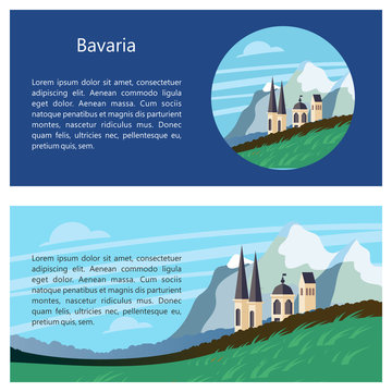Bavaria. Vector illustration.