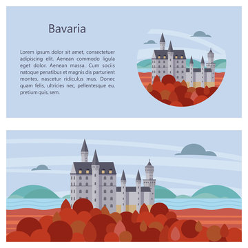 Bavaria. Vector illustration.