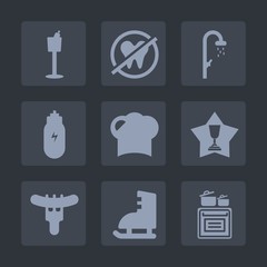 Premium set of fill icons. Such as place, award, white, hygiene, care, sausage, hat, food, tooth, cooking, mouth, kitchen, dinner, red, oven, bottle, lifestyle, first, dental, wash, health, bath, wine
