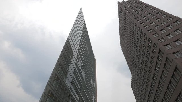 Low angle view of modern buildings 