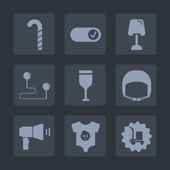 Premium set of fill icons. Such as food, modern, alcohol, equipment, wine, map, kid, stick, point, light, destination, colorful, furniture, dessert, interior, clothing, communication, work, striped,