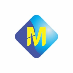 m letter logo design for template, creative, identity, and website
