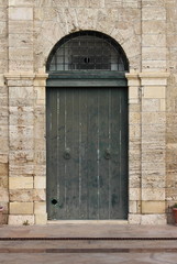 Medieval front door