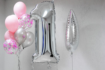 Festive balloons. Beautiful balloons.