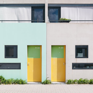 Geb&auml;ude au&szlig;en in M&uuml;nchen