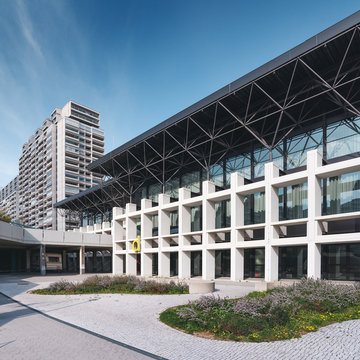 Geb&auml;ude au&szlig;en in M&uuml;nchen