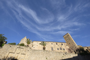 Medieval architecture in Trujillo Spain