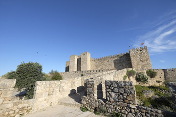 Fototapeta na wymiar Medieval architecture in Trujillo Spain