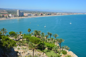 Peniscola big city in Spain