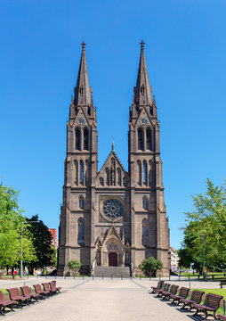 Church of St. Ludmila in Prague, Czech republic