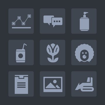 Premium set of fill icons. Such as construction, art, report, nature, scary, machinery, picture, clean, shipping, package, chart, graph, bar, flower, stats, business, circus, liquid, equipment, speech