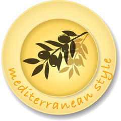 Button Olive mediterranean style