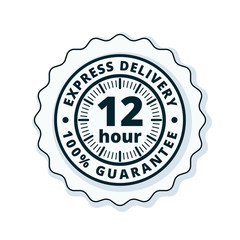12 Hour Express Delivery illustration