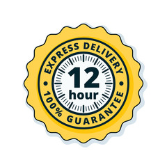 12 Hour Express Delivery illustration