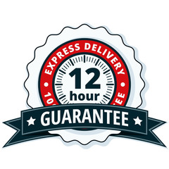 12 Hour Express Delivery illustration