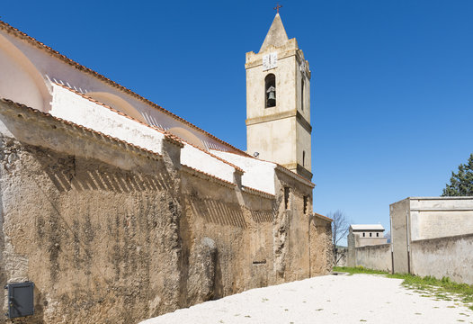 old church in orgosolo